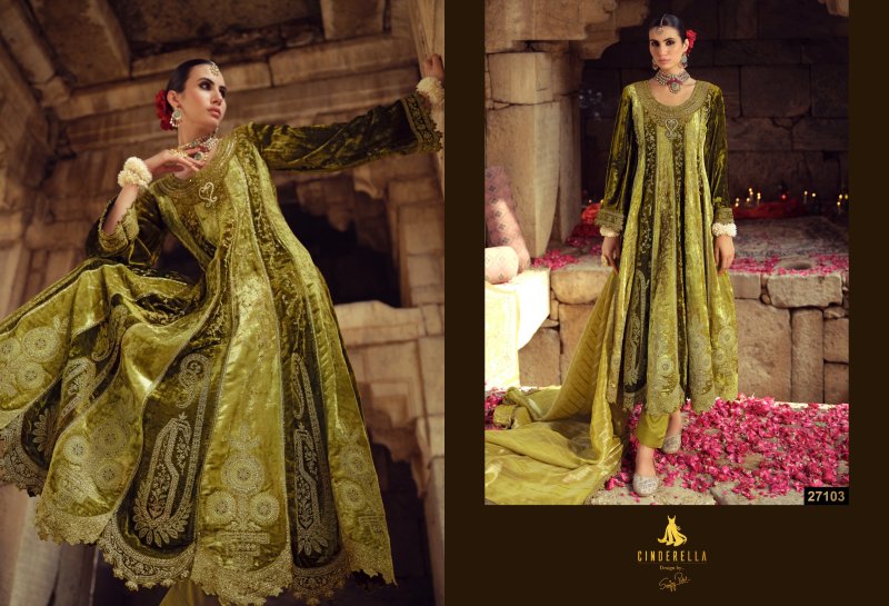 Anarkali Vol 3 By Ibiza Viscose Velvet Salwar Kameez 